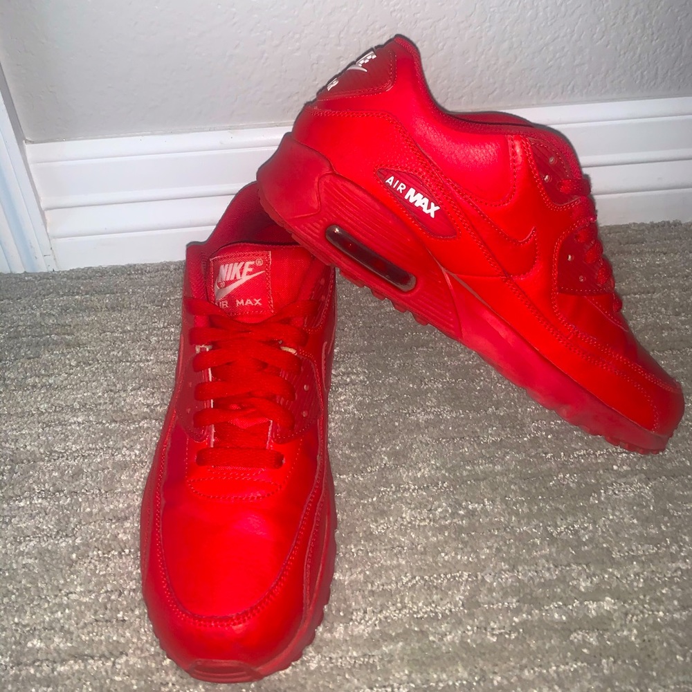 COPY - Red Nike Air Max 90s LIKE NEW